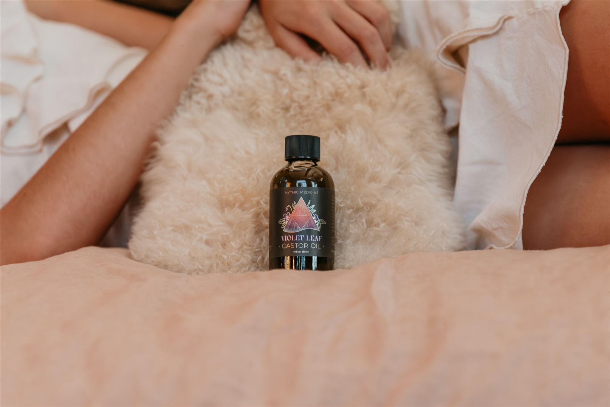 Violet Leaf Infused Castor Oil